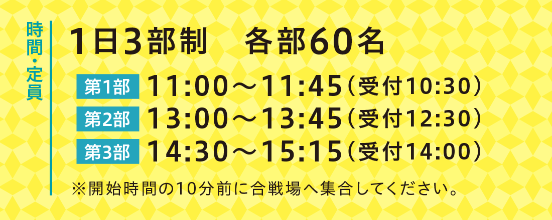 時間・店員