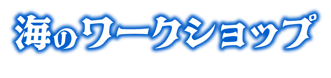 海のワークショップ