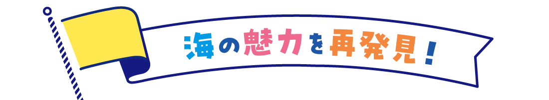 海の魅力を再発見！